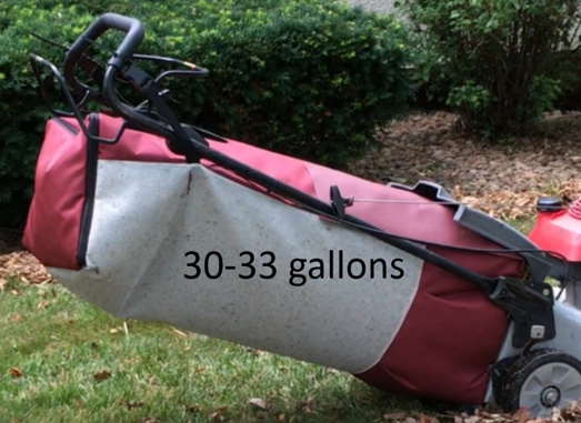 Big Leaf Bag version-4 for Any Rear discharge Lawn Mower