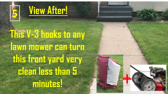 The Big Leaf Bag attachment for mower is the answer for leaf clean up –  Abletotech Corporation